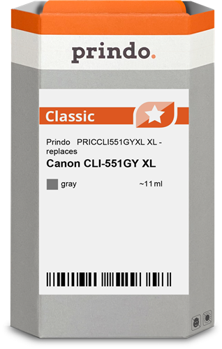 Prindo Classic XL szary kardiż atramentowy