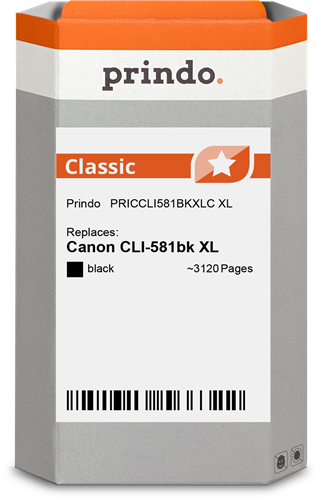 Prindo CLI-581 XL czarny kardiż atramentowy