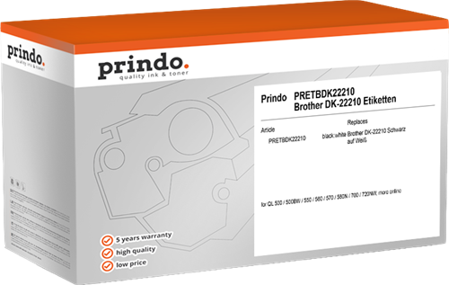Prindo QL-1060N PRETBDK22210