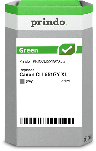 Prindo Green XL szary kardiż atramentowy