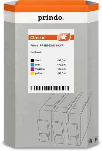 Prindo PRSES02060 MCVP zestaw czarny / cyan / magenta / żółty