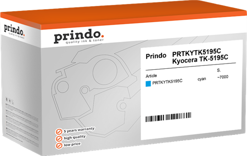 Prindo PRTKYTK5195C cyan toner