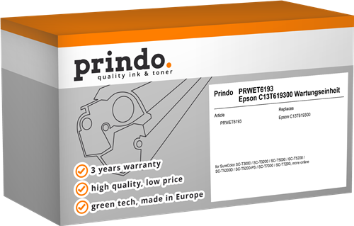 Prindo PRWET6193 mainterance unit