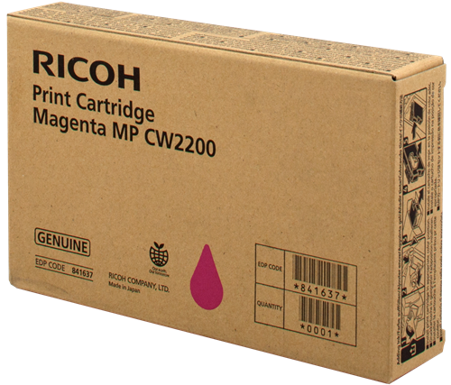 Ricoh MP CW2200M magenta kardiż atramentowy